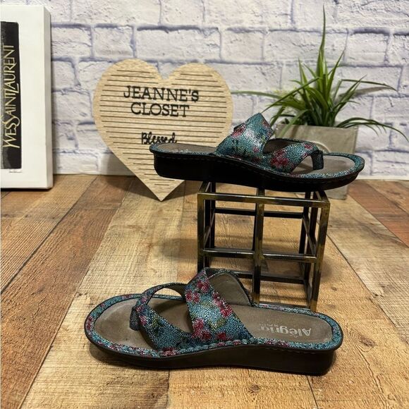 Alegria Valentina Aqua Flora 39 8.5 - Picture 2 of 10